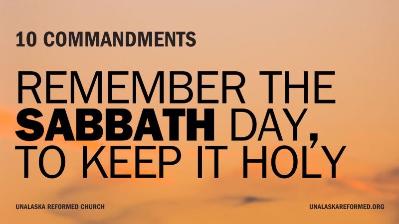 Remember the Sabbath Day, to Keep it Holy (Part 1)